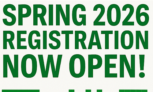 Spring 2026 Registration