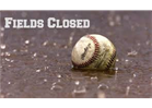Fields are closed today